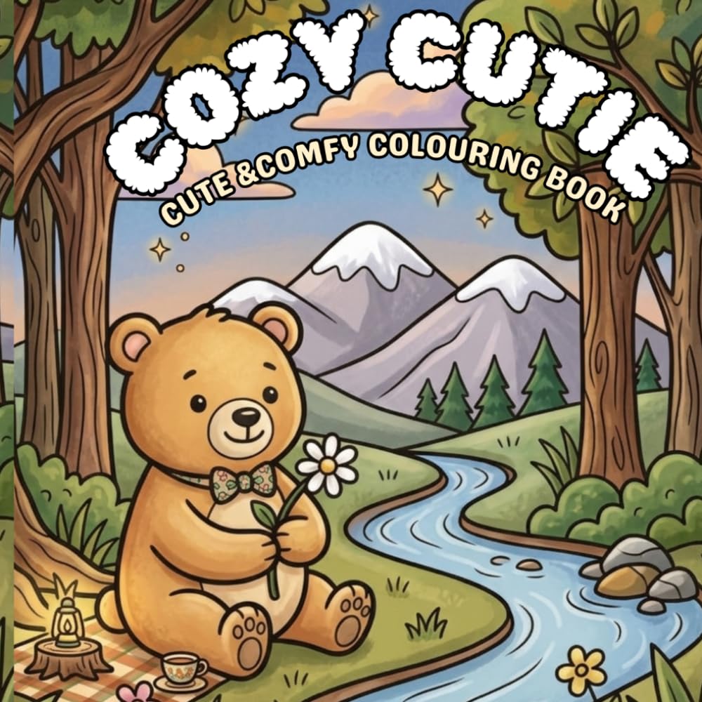 Happy Mind Coloring Book: Stress Relief & Fun Designs: 50+ Adorable Pages for Stress Relief, Mindfulness & Fun