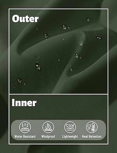 Miniatura 6 de TACVASEN Chaqueta bomber para mujer, ligera, casual, con cremallera completa, rompevientos, chaqueta de otoño