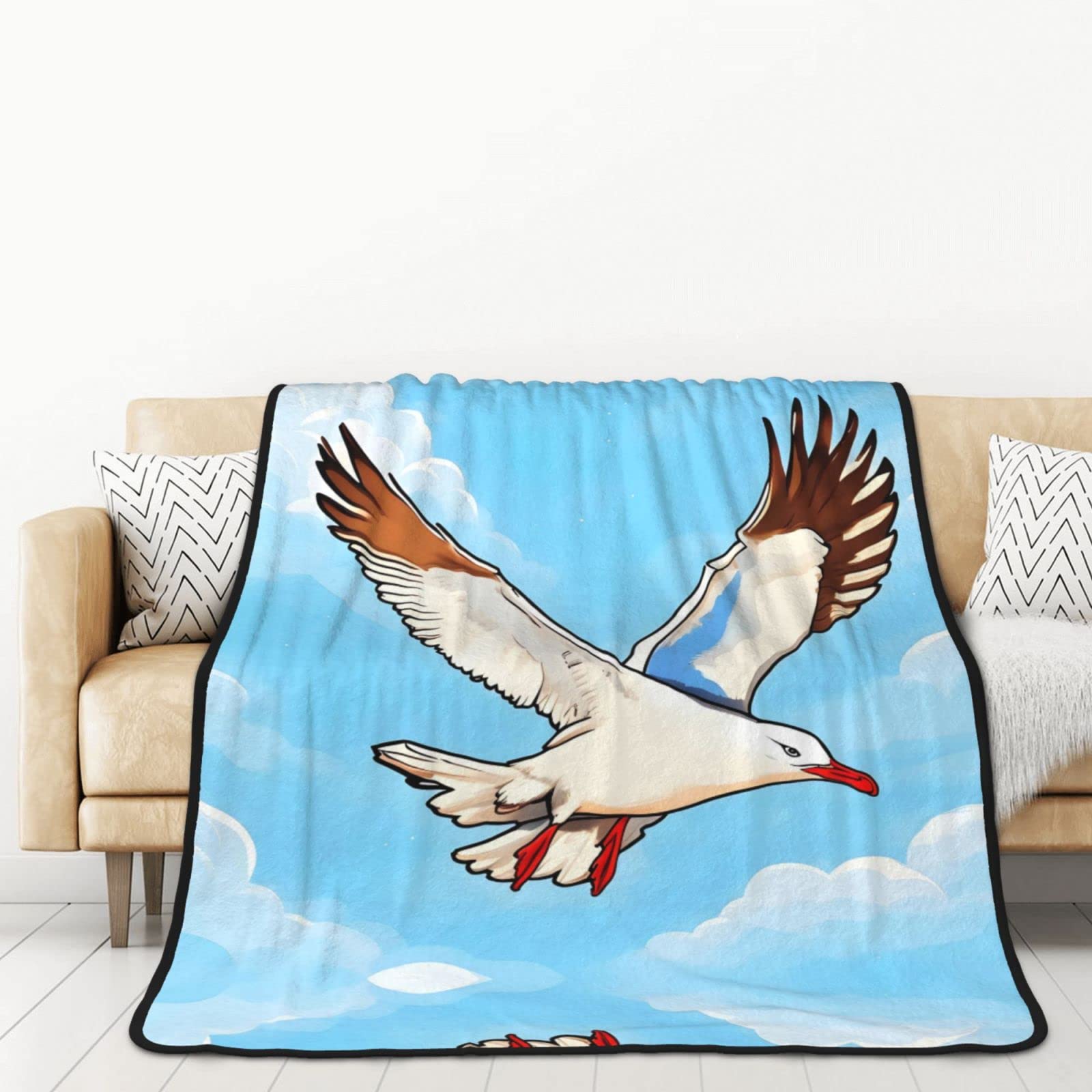 Couverture flanelle double face finis les frissons au lit ou en voiture