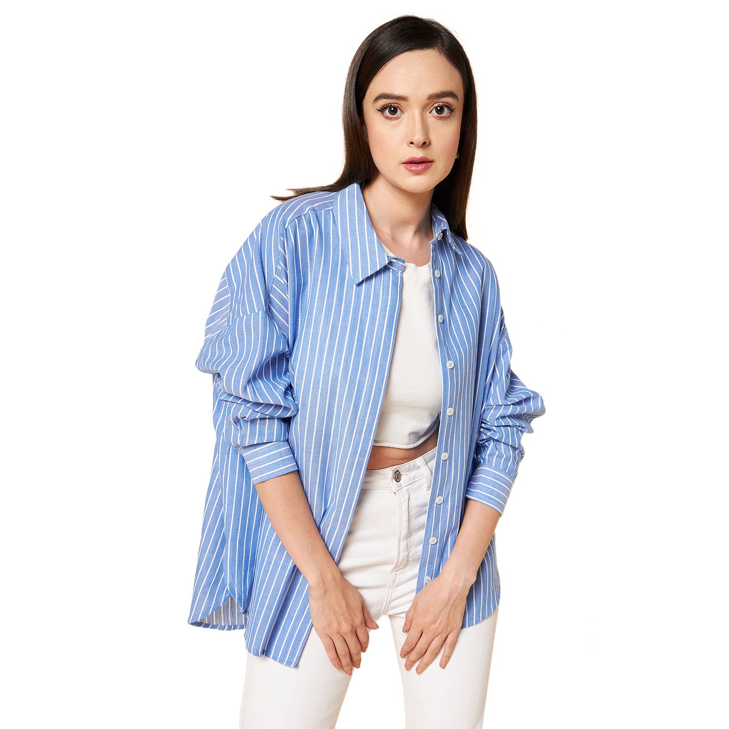 high star Women's Cotton Oversized Fit Shirt-picture-43