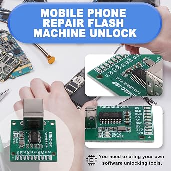 EMMC-ISP Flying Line Artifact Tool USB-B Type Communication AU6438BS Mobile Phone Repair Flash Machine Unlock