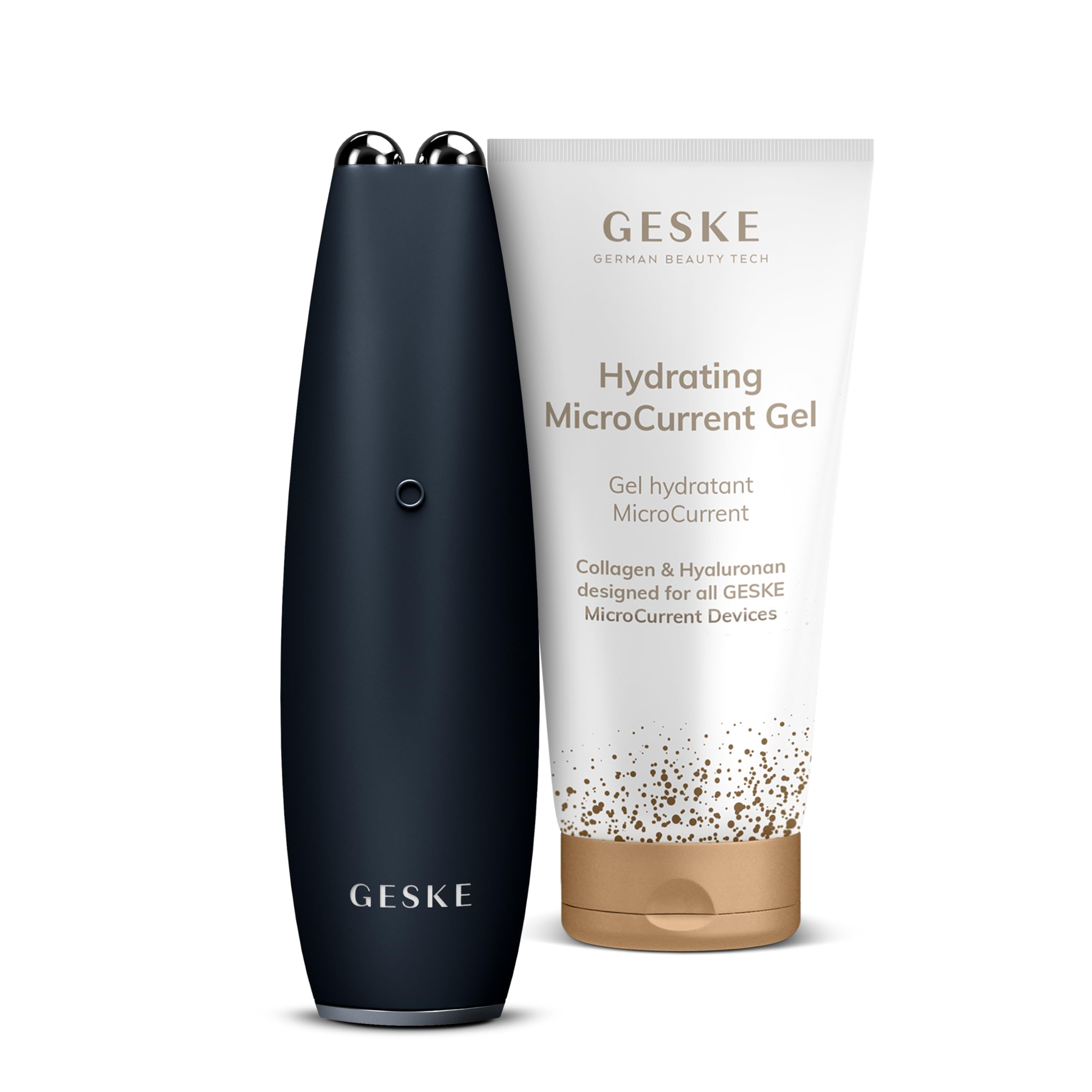 GESKE Set | MicroCurrent Face-Lift Pen 6-in-1 + Gel Limpiador Facial