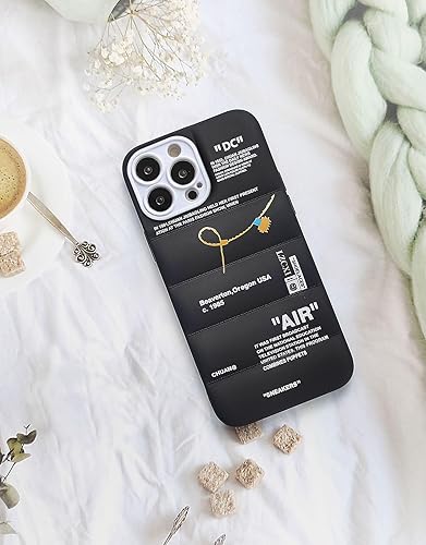 Miniatura 2 de Funda acolchada con zapatos deportivos diseño de marca para iPhone 13 Mini, zapatillas de deporte en blanco o negro, cubierta suave negra para