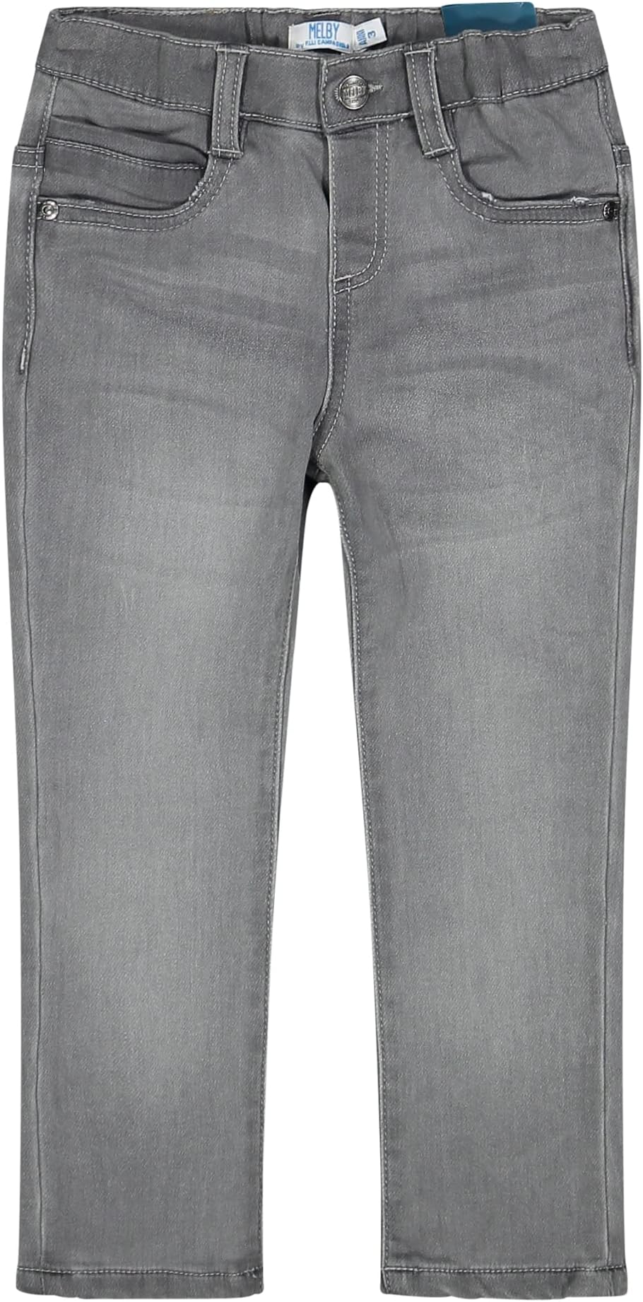 Melby, Comfortable and stretch jeans for kids, Grey