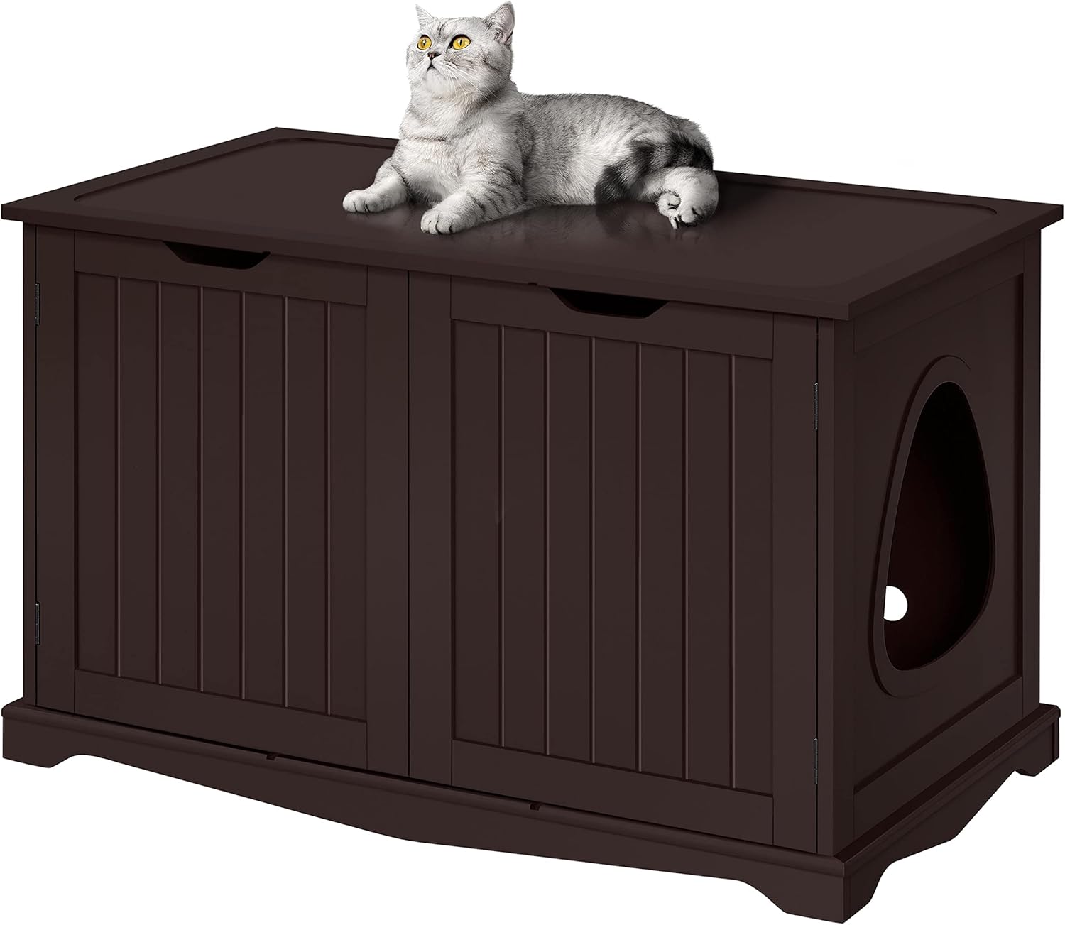 Yaheetech Cat Litter Box Enclosure, Cat Litter Box