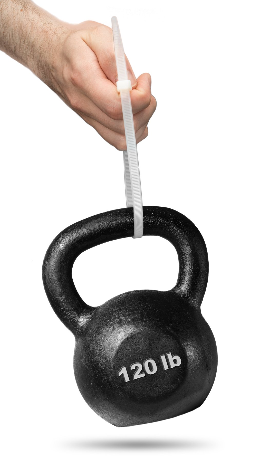 Fixson Multi-Purpose Self-Locking Cable Ties Nylon Zip Wire Tie-Wraps (100 Piece) 16-Inch Color Natural (110-LB Strength)