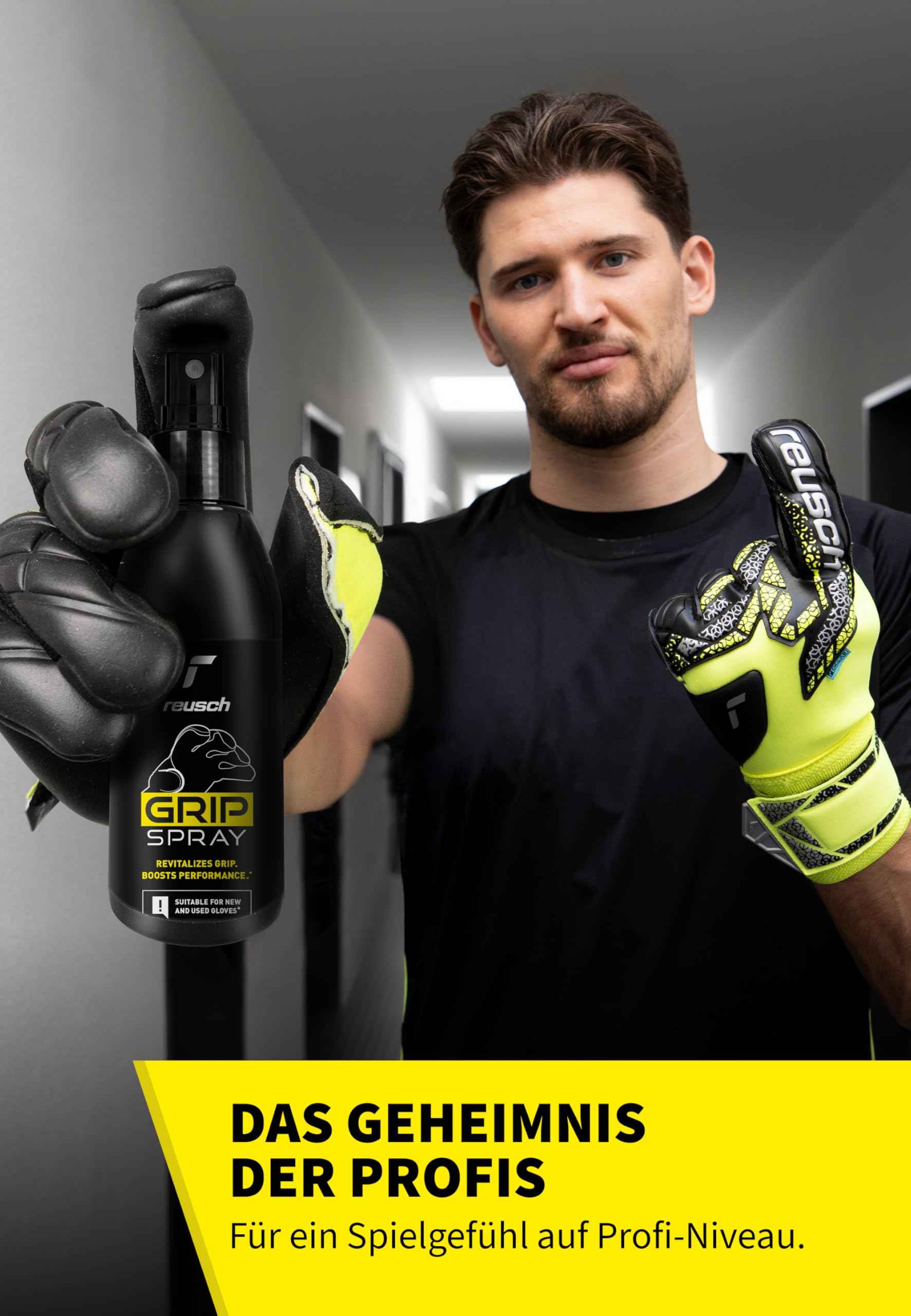 Reusch Grip Spray – Grip-Boost rękawice bramkarskie 130 ml – maksymalna przyczepność i precyzyjna kontrola piłki