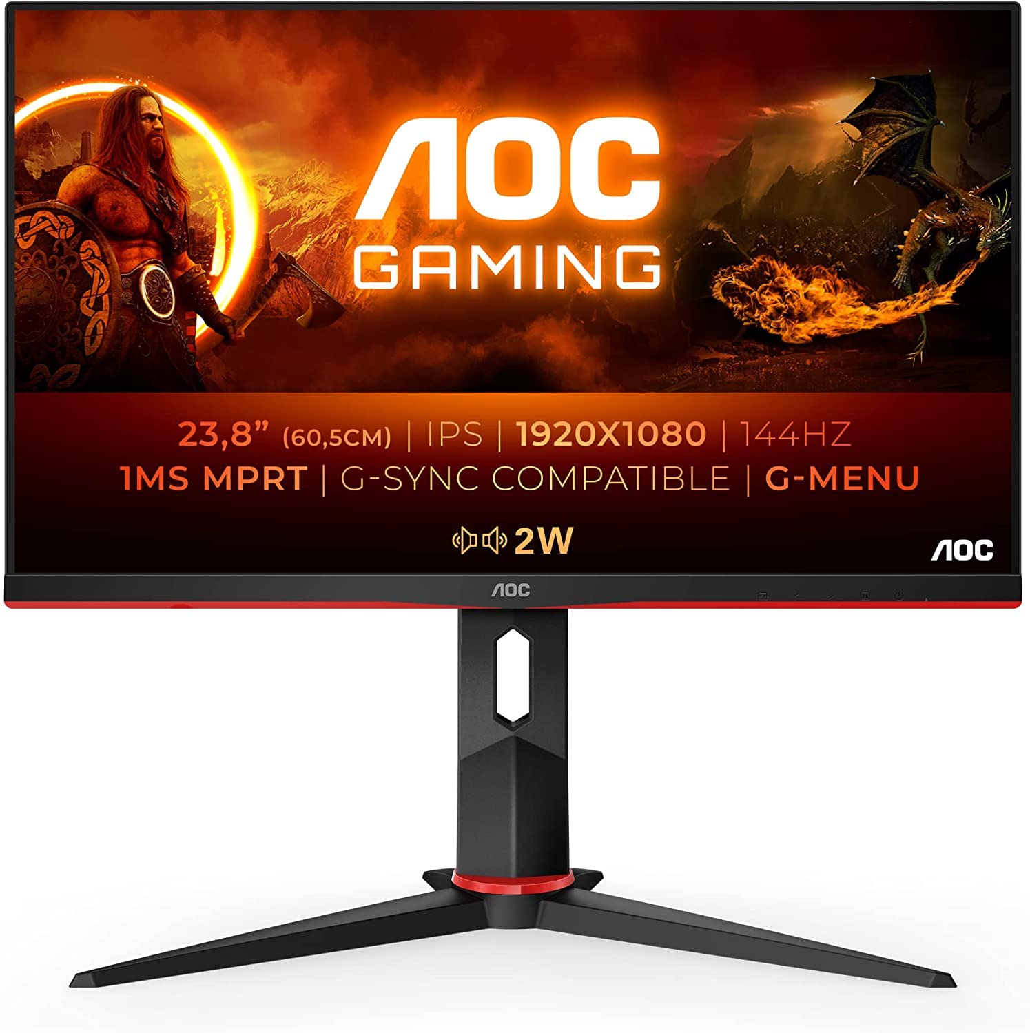 AOC Gaming 24G2AE - 24 Inch FHD Monitor 