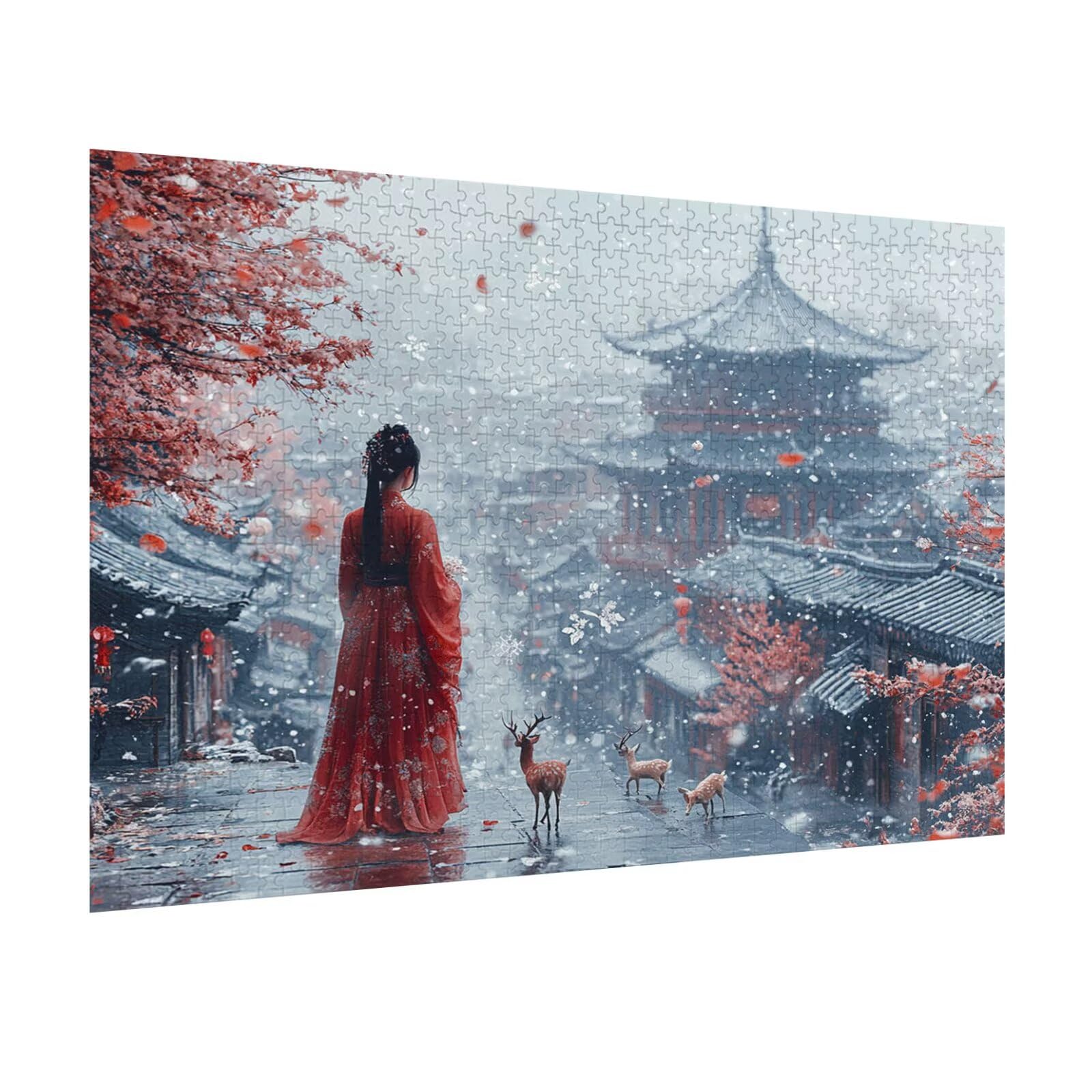 Puzzle 6000 Pezzi Animazione Puzzle Classici per Gioco Familiare, n-114 | Impossibile Puzzles, Intrattenimento Creativo, Rilassamento Intelligence, Regalo per Amore e Amico, Decorazioni Casa, inverno