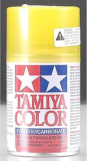 Tamiya 86042 PS-42 Translucent Yellow Spray Paint, 100ml Spray Can TAM86042, Brown