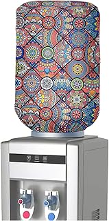Cortina Damask Print Water Dispenser Bottle Can Cover | Can Protector | Elastic Closure | Polyester Material | Environment Price In India