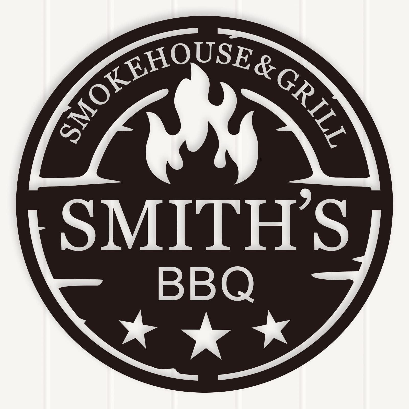 PAMAHEART Custom BBQ Grill Metal Sign, 1mm Thick, 1236
