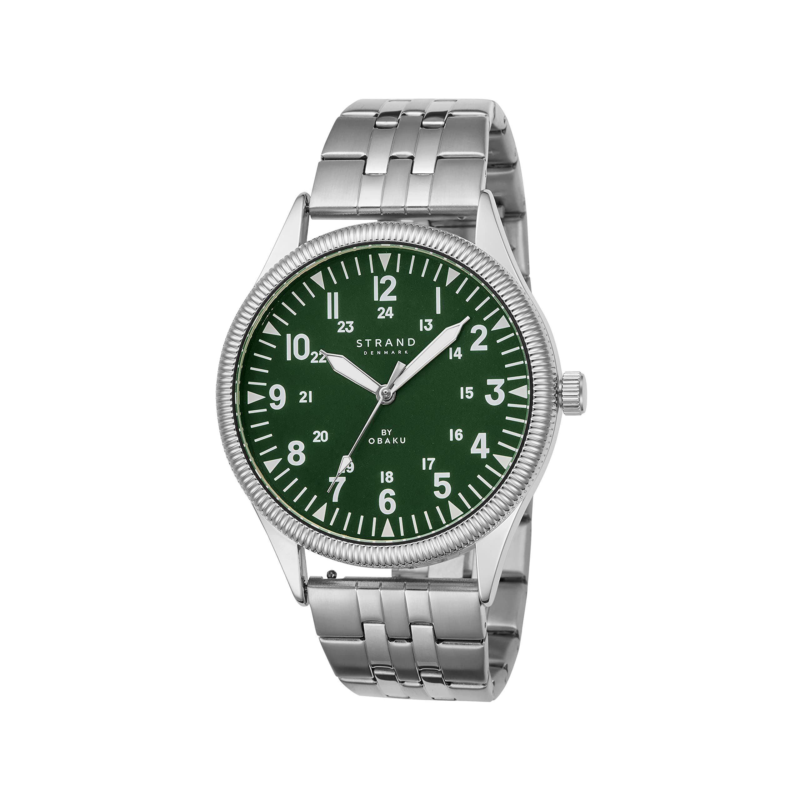 Strand By Obaku Reef Jade Analog Green Dial Mens Watch-S724GXCESC (B09H4G262B) Amazon Price History, Amazon Price Tracker