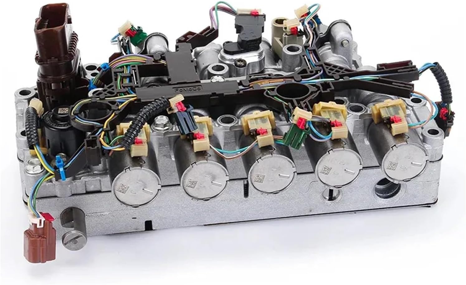 Compatible with Ford 8F24 8F35 8-Speed Automatic Transmission Control Unit Oil Circuit Control Valve Body With Solenoids & Wiring Harness(8F35 valve body)