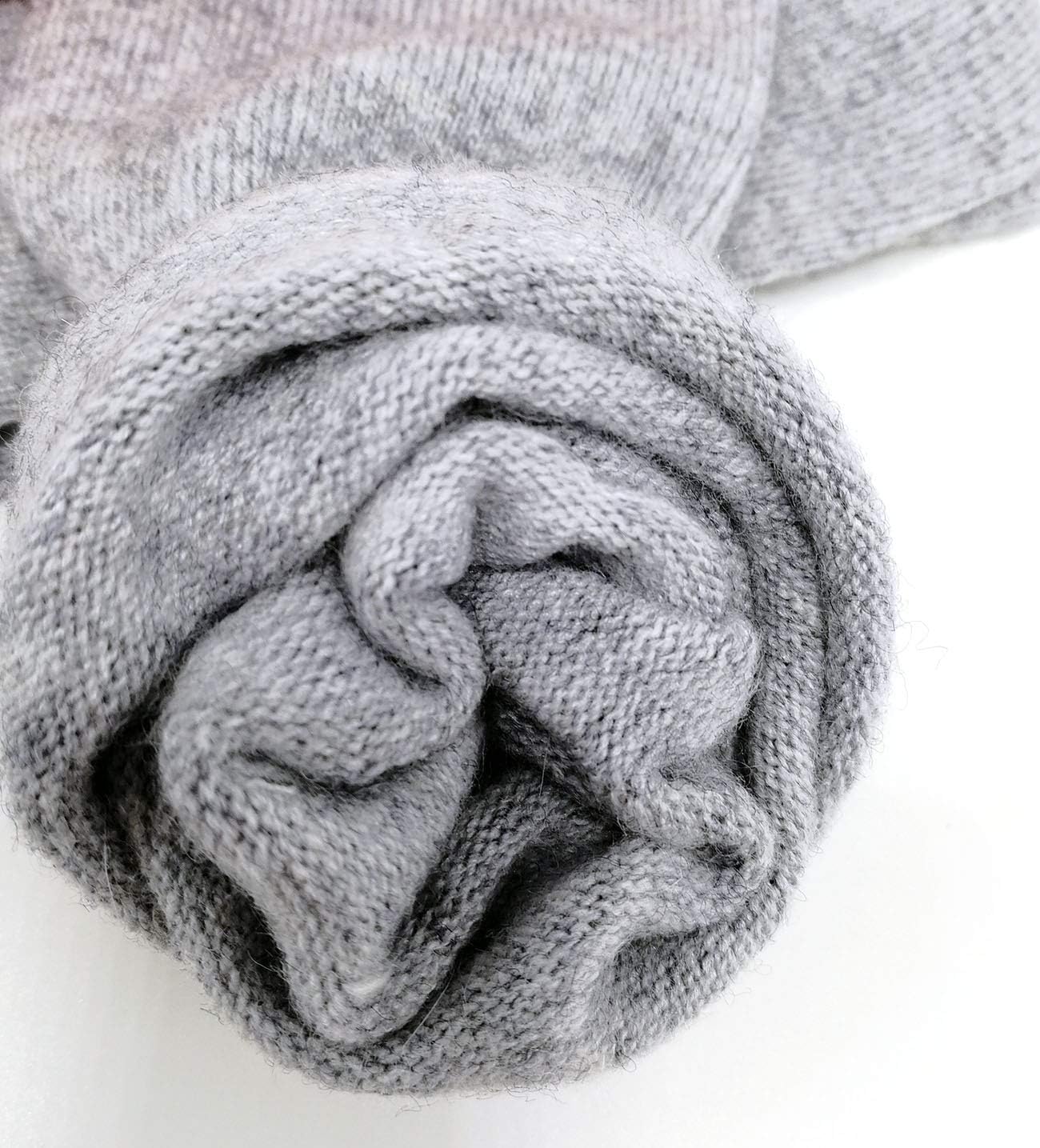 Pure Cashmere Thick Unisex Men Women Crew Mid Calf Causal Socks, Smooth Toes and Heel Sewed by Handwork - Image 4