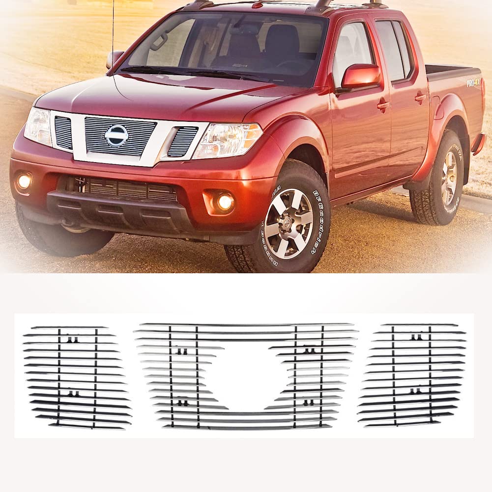 Amazon.com: Compatible with 2009-2021 Nissan Frontier Front Grille
