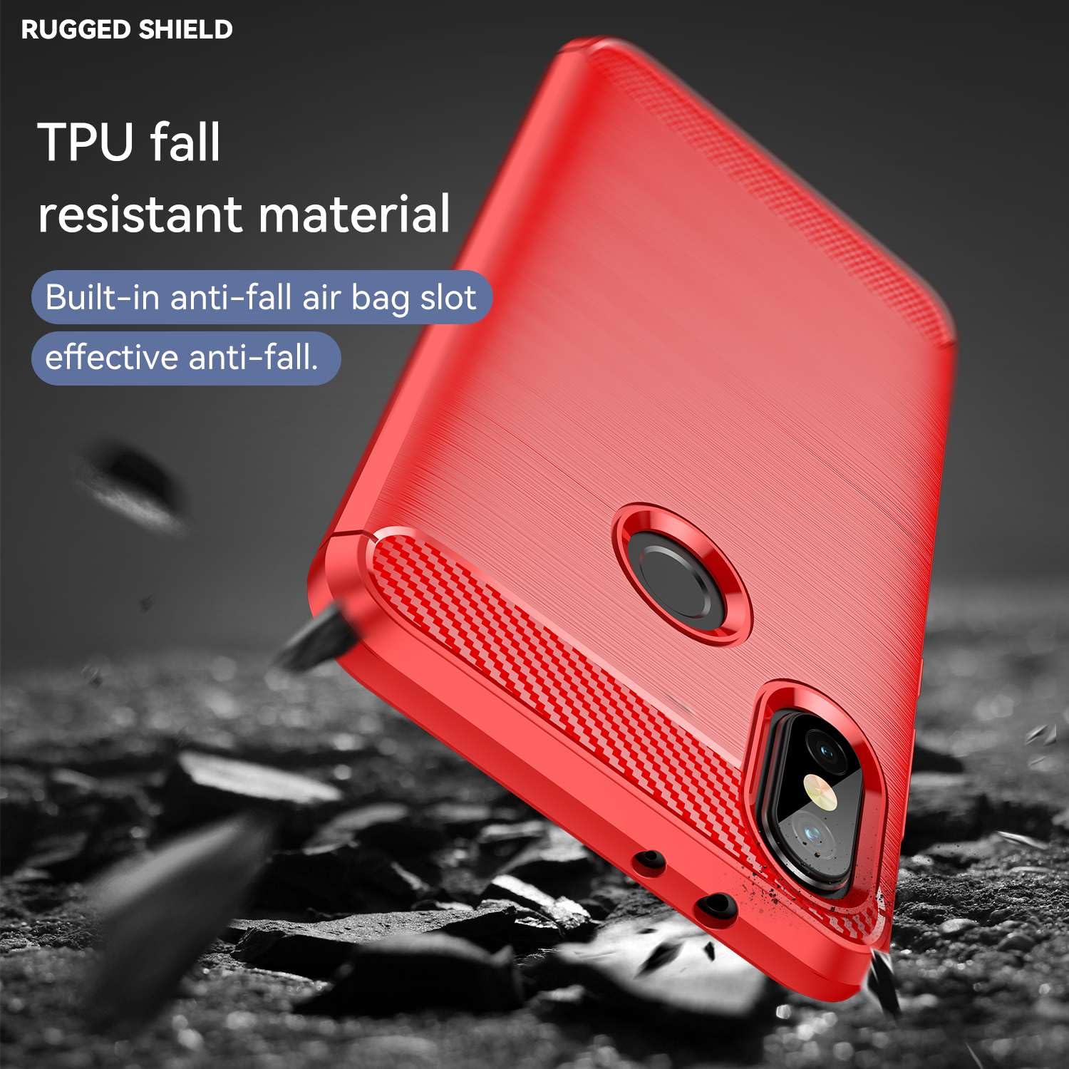 Custodia Per Xiaomi Redmi A1/A2 Con Anello Magnetico 360° - Antiurto