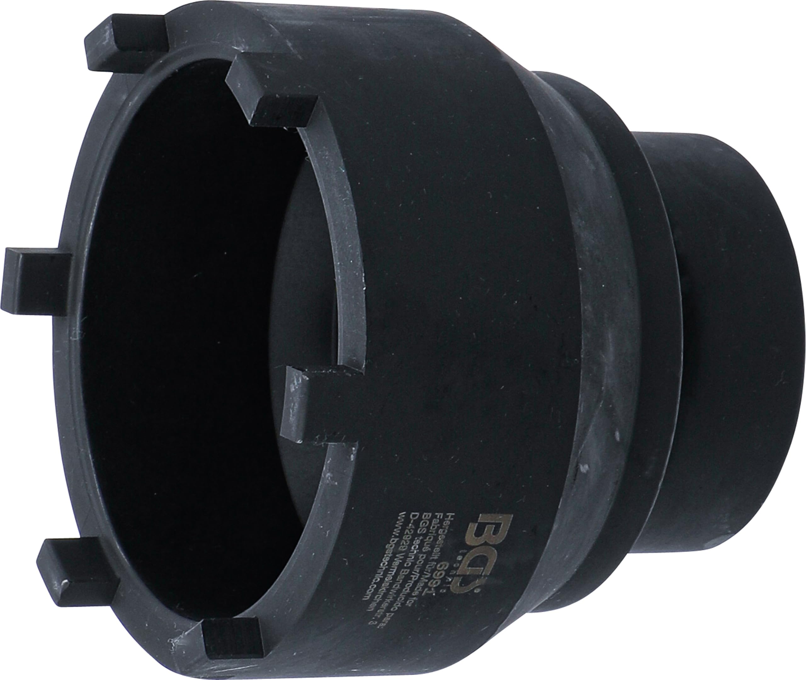 BGS 6991 | Rear Axle Groove Nut Socket | for Mercedes-Benz, MAN 10/13 t NR7/4 | 101 mm