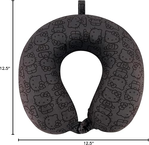 Miniatura 7 de FUL Hello Kitty - Almohada para el cuello, de espuma viscoelástica con estampado completo, accesorios de viaje para avión, automóvil y oficina,