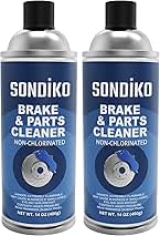 Sondiko Non-Chlorinated Brake Cleaner, Powerful Brake Cleaner Spray Can,Throttle Body Cleaner, Low VOC,14 oz