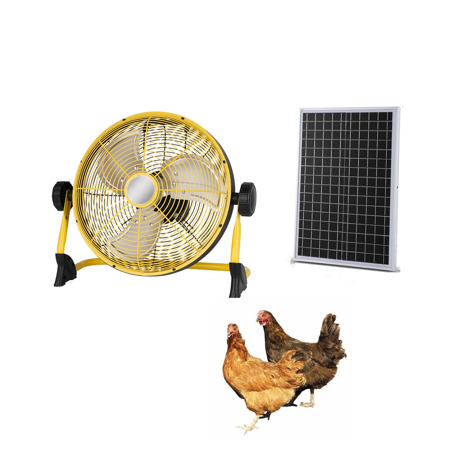 FACAIIO Kit Di Ventilatori A Pannello Solare Da 12 V 8 W, Design Anti