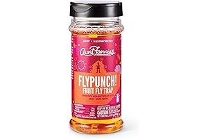 Aunt Fannie's FlyPunch Fruit Fly Trap (Single): Effective Indoor Kitchen Solution