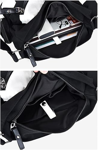 Miniatura 6 de WANHONGYUE Death Note Anime Messenger Bags Casual Crossbody Bag Bolso de lona Bolsa de hombro Bolsa de tableta