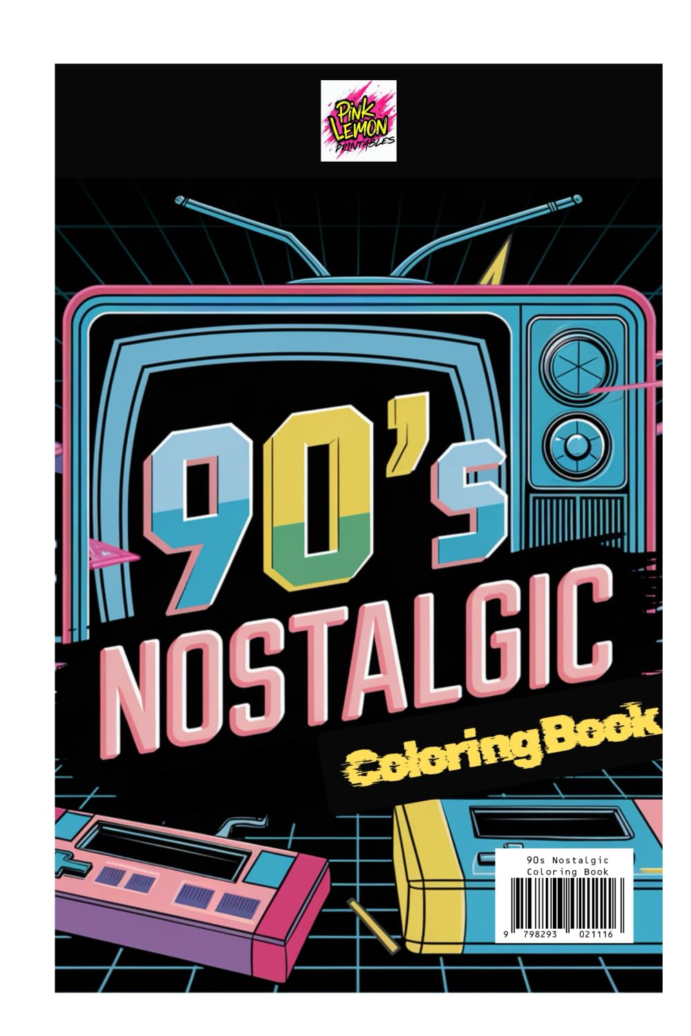 90s Nostalgic Coloring Book