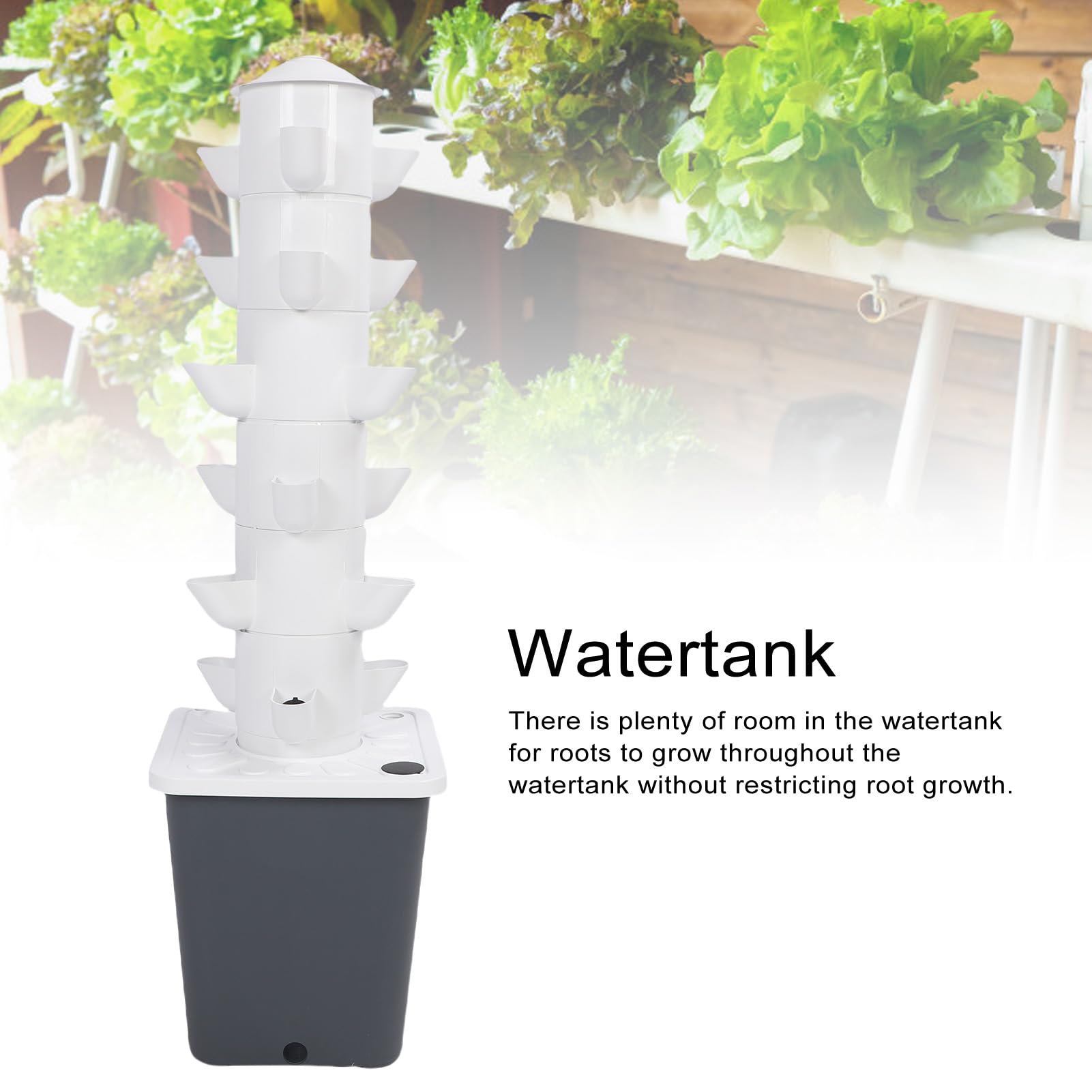 30 Plant Hydroponic Kit 6-Layer Hydroponic Tower Garden – 30 Plants