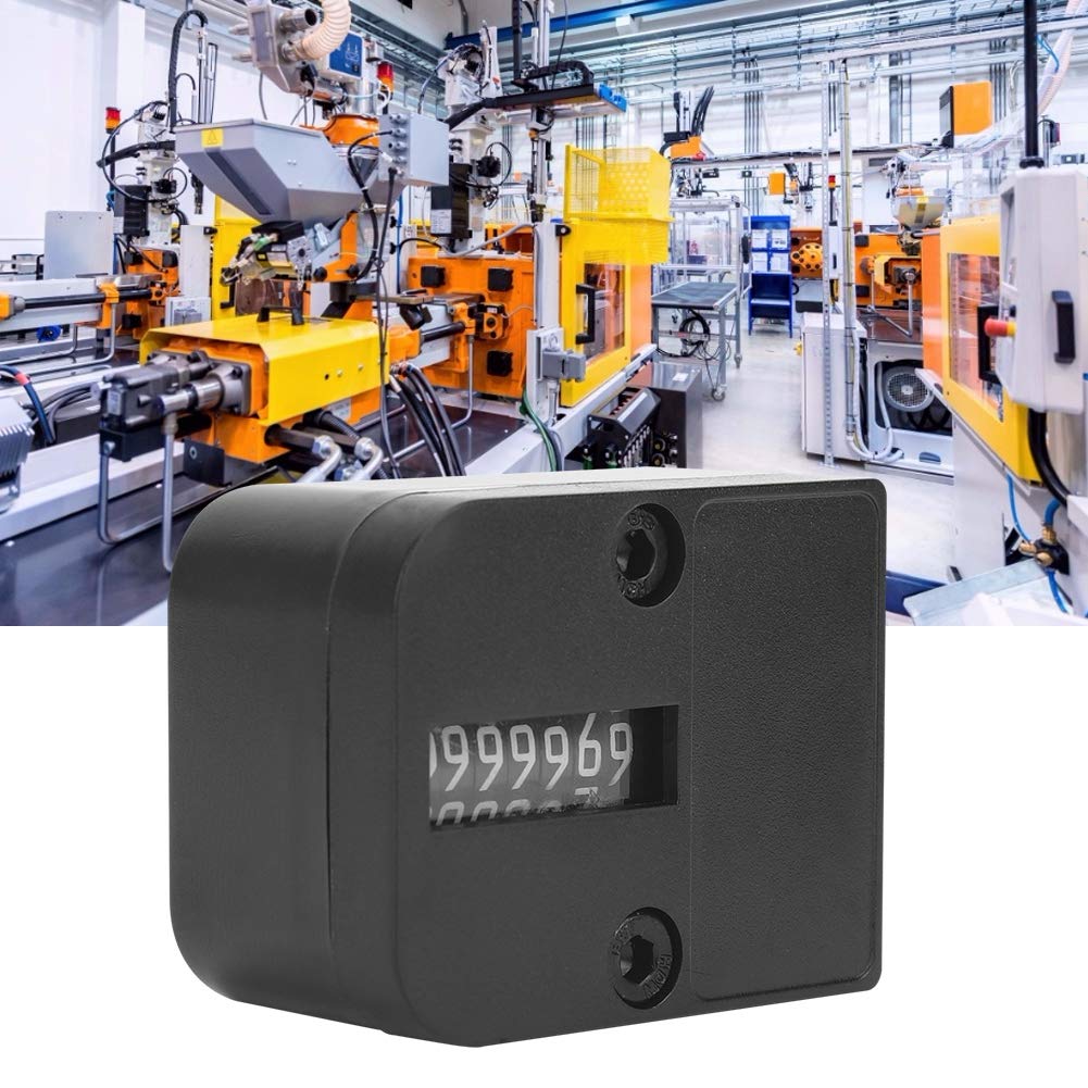 7 Digit Automatic Memory Counter,Square High Accuracy Mechanical Counting 0-9999999, Counter Mechanical Counter 7 Digit Mechanical Counter Mechanical Counter Counter