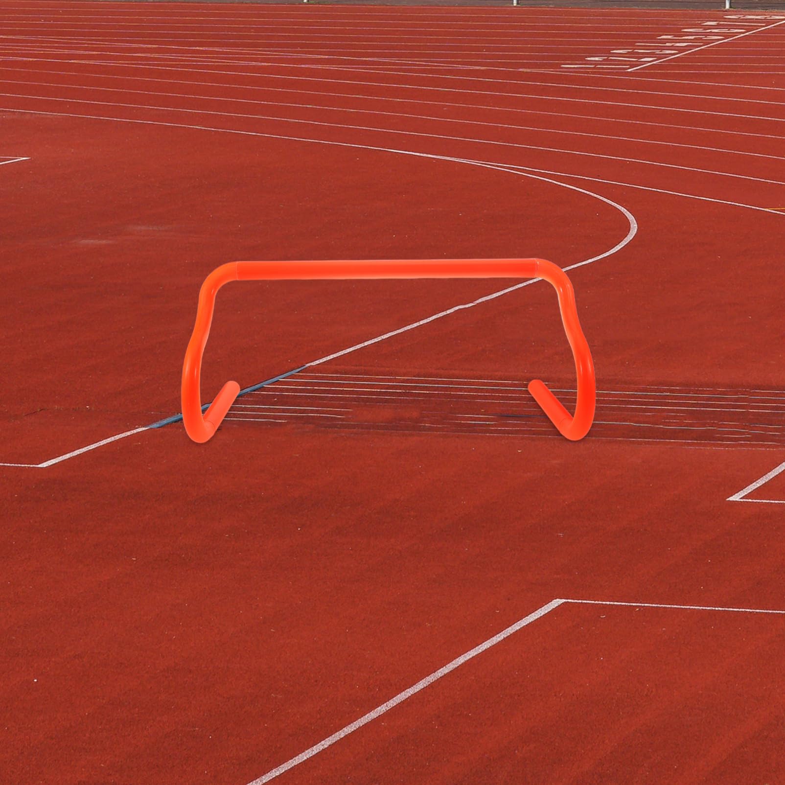 TOYANDONA Hurdles de Entrenamiento de Agilidad Escalera de Entrenamiento Exterior Desmontable y Ligera Naranja para Fútbol y Ejercicios de