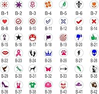 Vista 4 de Personalized Self Inking Loyalty Card Stamp, Custom Small Stamp, Small Stamp, Small Self Inking Stamps - Choose from 9 Stamp Device Color and 15 Ink