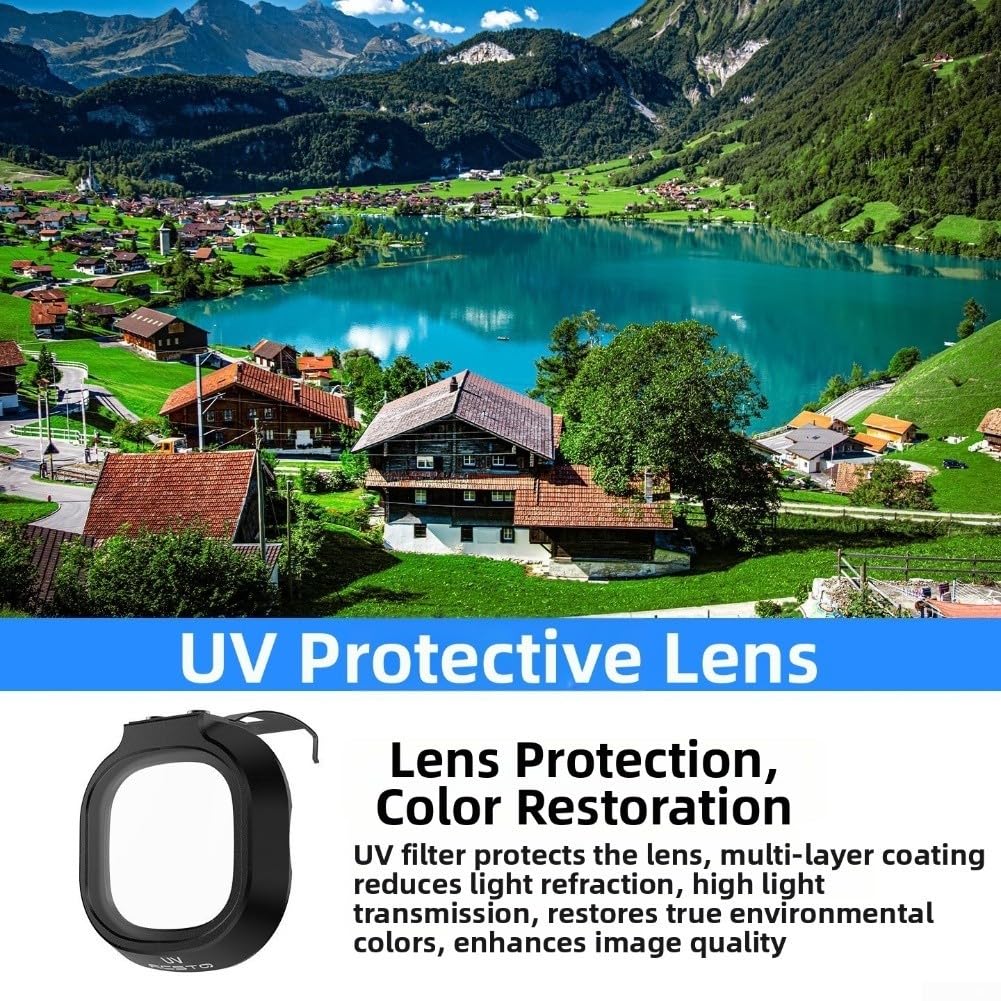 Juego de filtros ND para drones DJI, polarizadores de mano, enfoque suave, densidad neutra, filtros de lente compatibles con accesorios de cámara de vuelo (G)