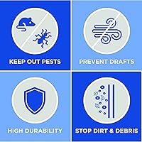 Vista 5 de M-D Building Products 68338 Umbral comercial de aluminio de perfil plano: Solución de acceso de entrada duradera y elegante Protección contra