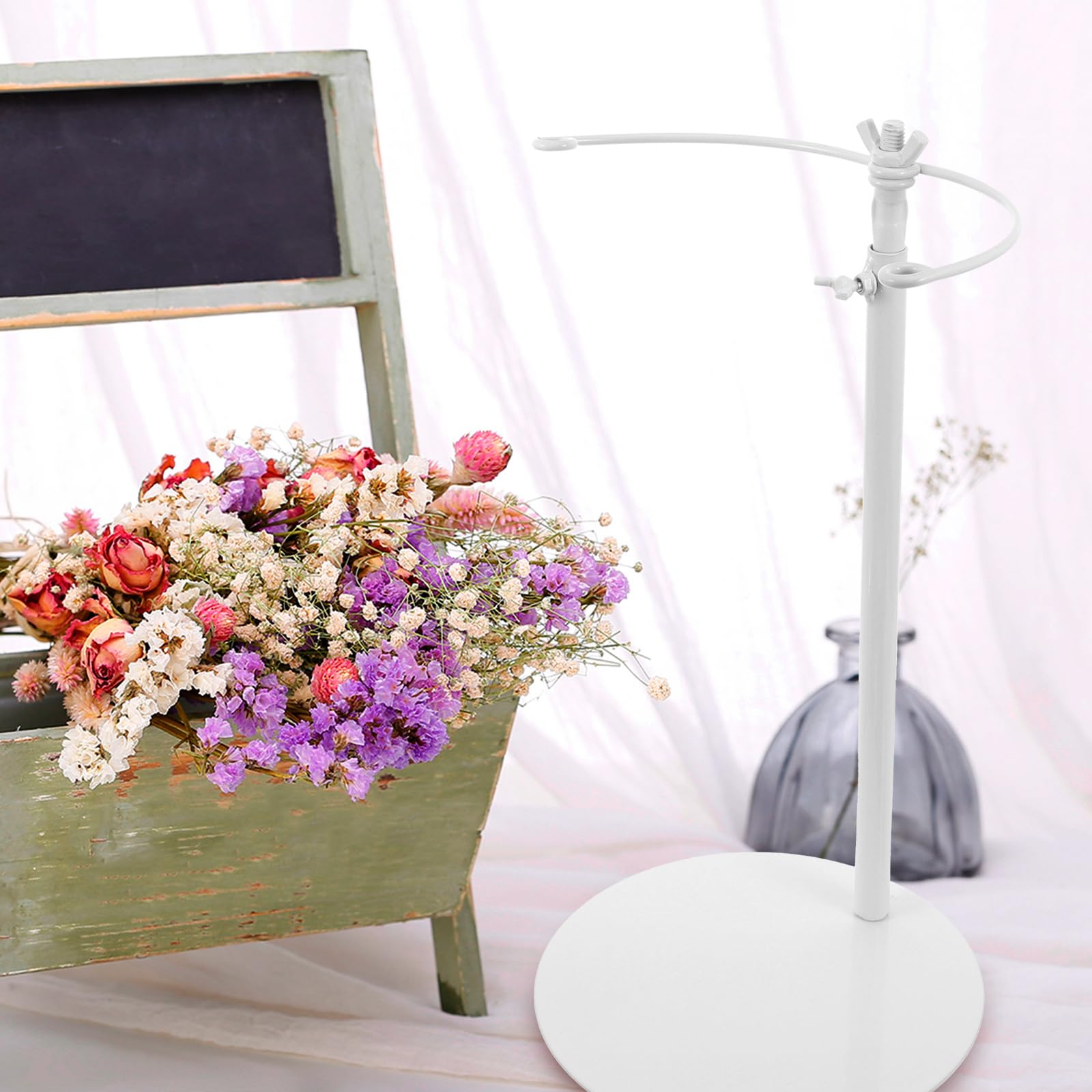 Amazon.co.jp: OUNONA スタンド ル アイアン フラワー サポート