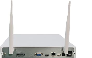 Revo America Wireless 4 Ch. NVR Surveillance System with 4 HD Wireless Bullet Cameras