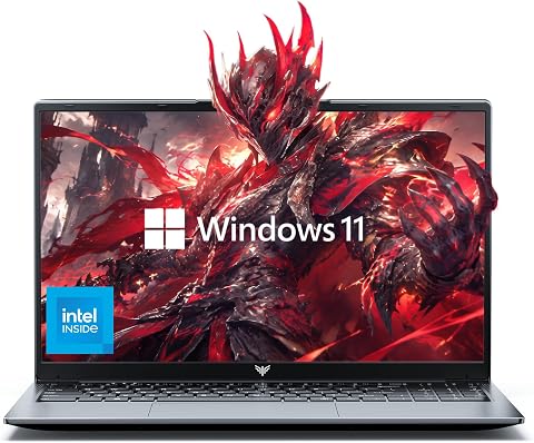 KAIGERR Laptop, 2026 New Laptop Computer with Intel i3 8109U Processor(Up to 3.6GHz), 8GB RAM 256GB SSD(Up to 2TB), 15.6" FHD Display, Windοws 11/Student/Business Laptop, HDMI, USB3.2, Type-C