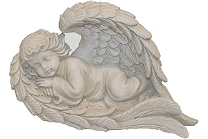 Angelic Serenity: Heartfelt Tribute in Lying Angel Garden Statue