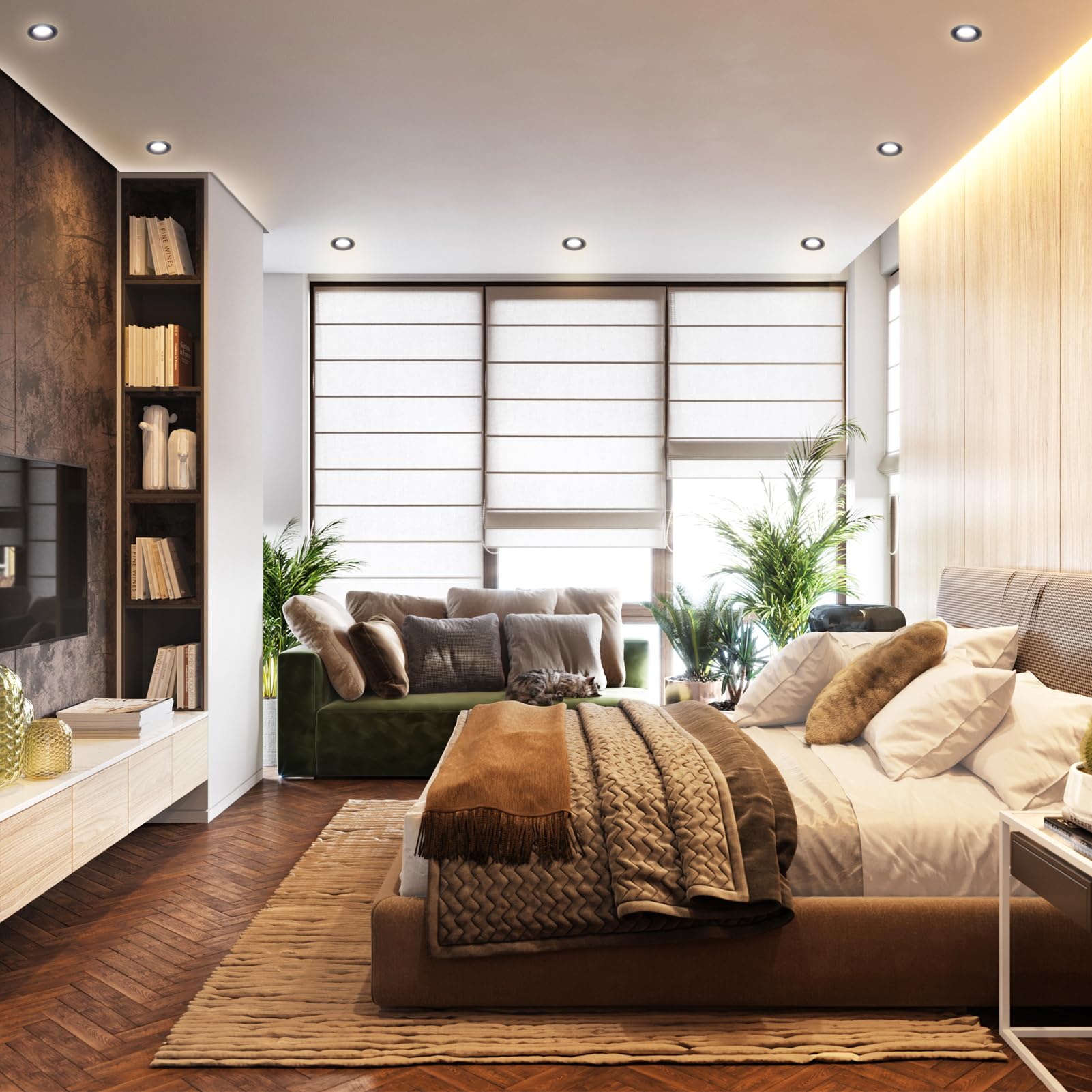 Recessed Lights 2-Inch Dimmable LED Recessed Light - 3W COB Downlight Warm  White 3000K-3500K Lumiere Encastre Plafond, image size:1601x1601