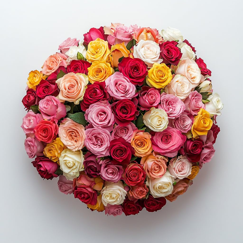 Amazon.com: GlobalRose Fresh Cut Assorted Roses - 200 Roses (8