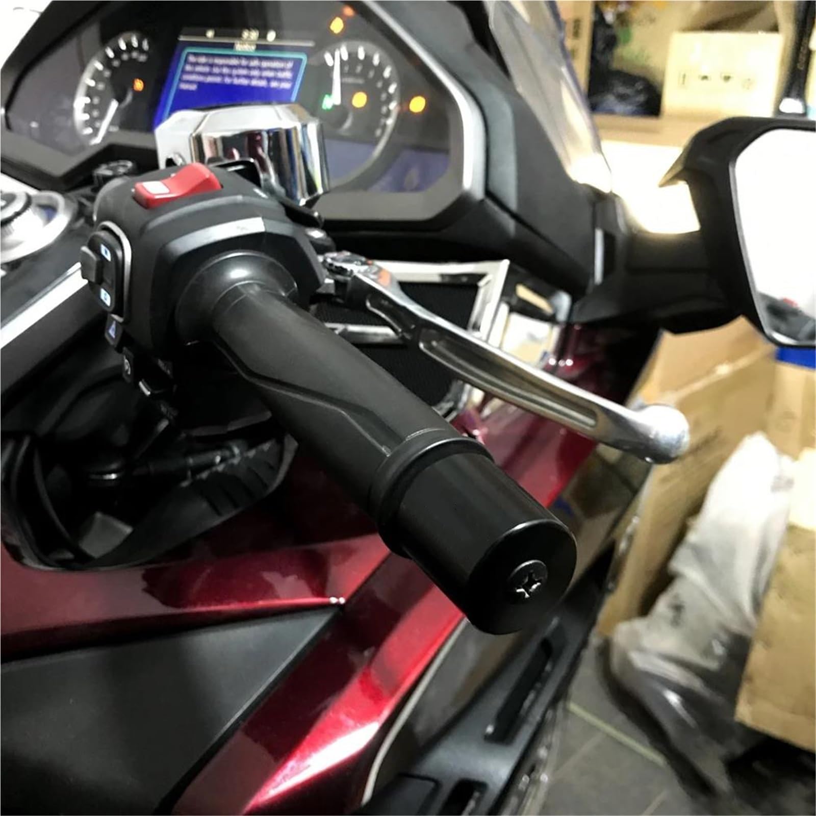 Motorrad Lenkerenden Für HONDA Für Gold Wing 1800 GL1800 | Stangenende, Gegengewicht, verchromter Lenker, verchromte Enden AIOXOLGIVW