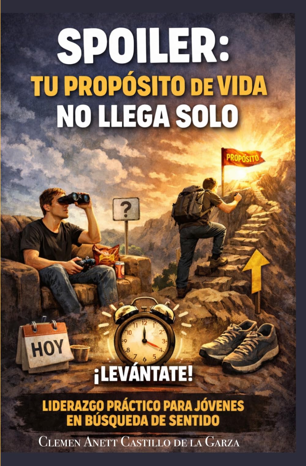 SPOILER: Tu propósito no llega solo: Una guía para para jóvenes adultos que no saben qué hacer con su vida y quieren descubrir su propósito y su camino.