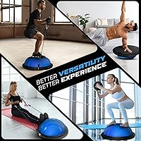 Vista 5 de Yes4All 880LBS Half Ball Balance Trainer, Pilates Balance & Stability Ball for Exercises, Home Gym, Floor & Full Body Workouts
