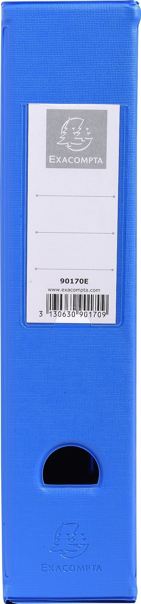 Exacompta 90170E 10er Pack Stehsammler DIN A4 7cm breit aus festem Karton mit PVC Bezug und aufgeklebtem Rückenschild Griffloch perfekt zur Aufbewahrung von Zeitschriften Katalogen farbig sortiert