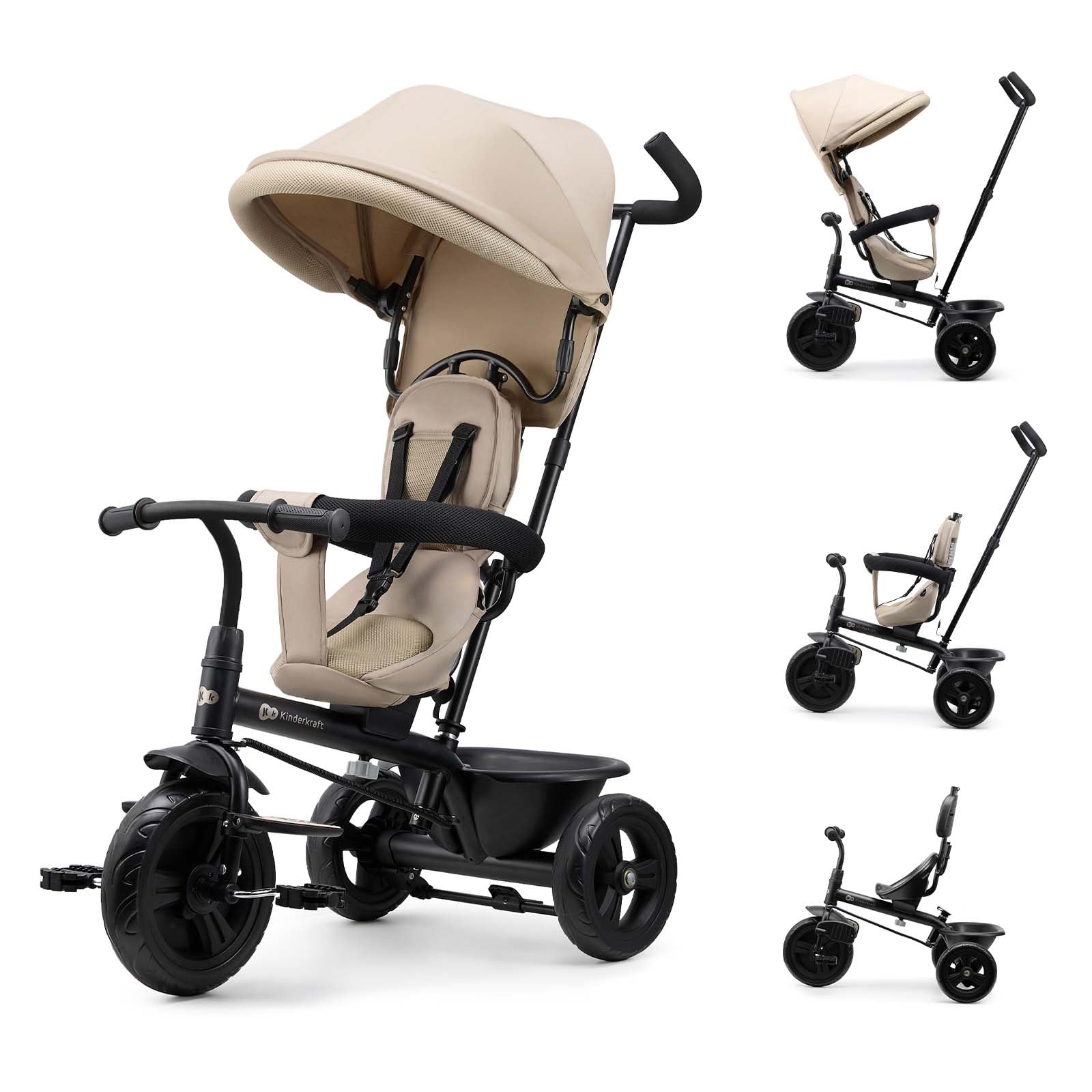 Tricycle bébé Kinderkraft Freeway 2 pour sécuriser et amuser votre enfant de 9 mois à 5 ans - 7