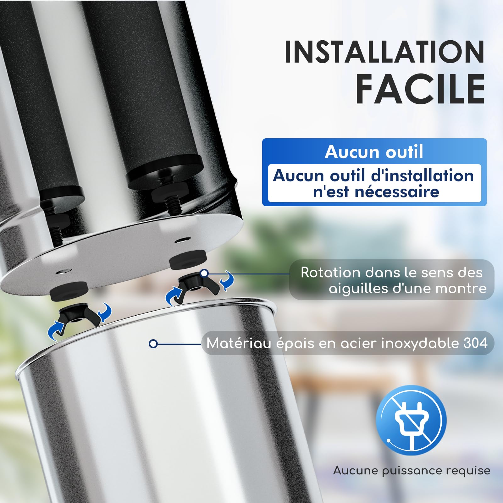 Purewell BB8 Éléments de Purification de Rechange noirs - 2 Filtres de Rechange pour Purificateurs d'eau, Compatibles avec les Système d'ultrafiltration par Gravité