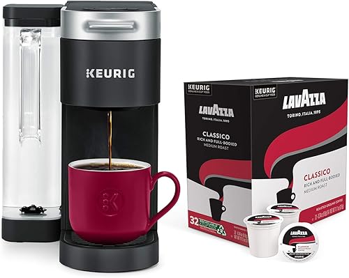 Keurig K-Supreme - Cafetera individual con Lavazza Classico, tostado medio, 32 cápsulas K-Cup