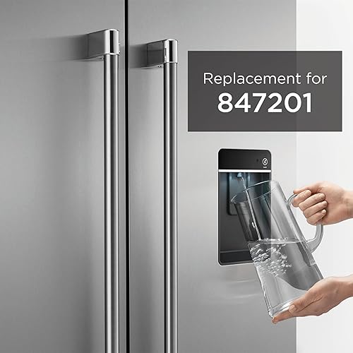 Miniatura 4 de Fisher & Paykel 847201 Filtro de agua para refrigerador  Certificado para eliminar productos químicos y contaminantes del agua  Filtro de agua