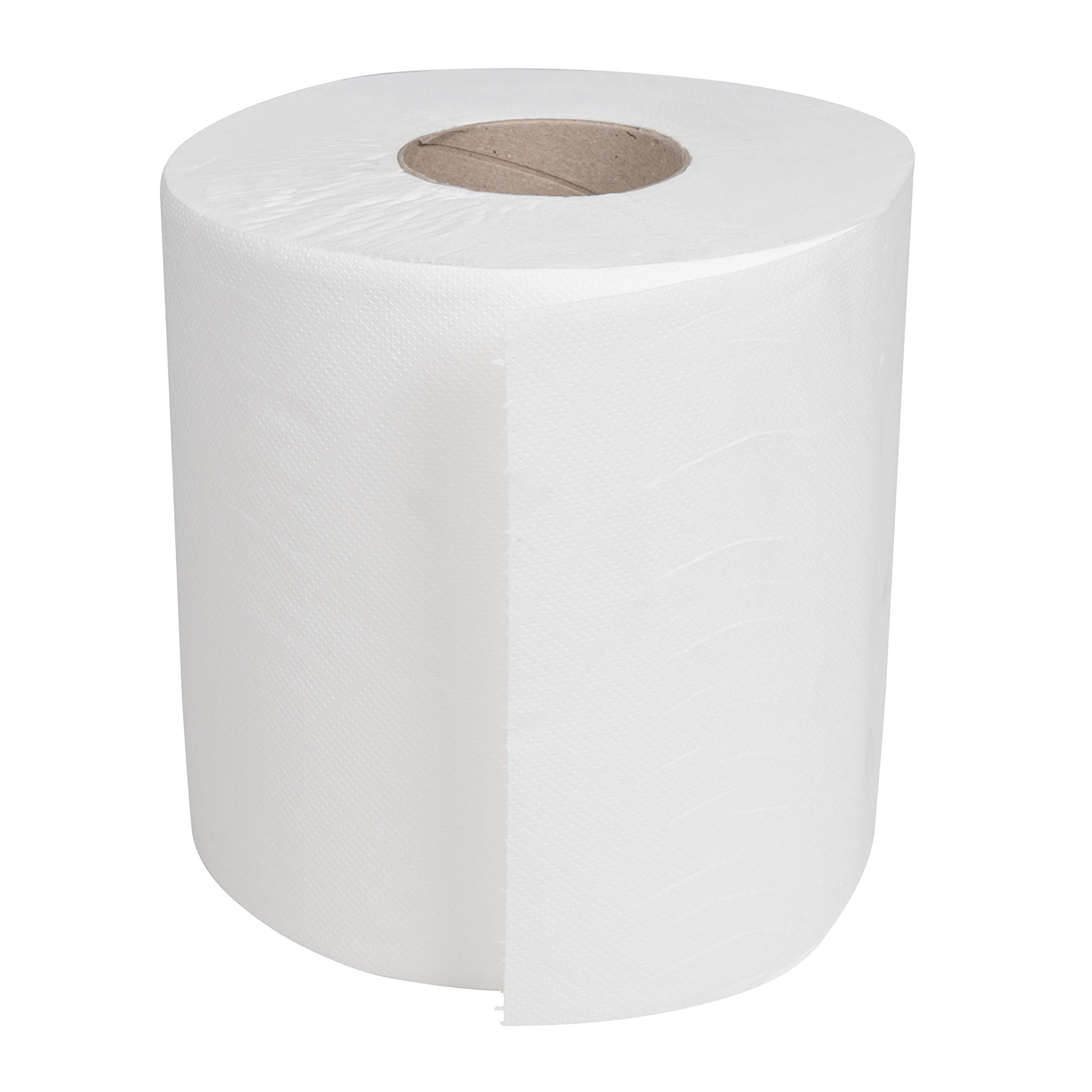 Rouleaux D'essuyage Central 2 Plis Blanc - Lot De 6, 150 M, Papier Recyclé - Idéal Pour Cuisines Et Ateliers