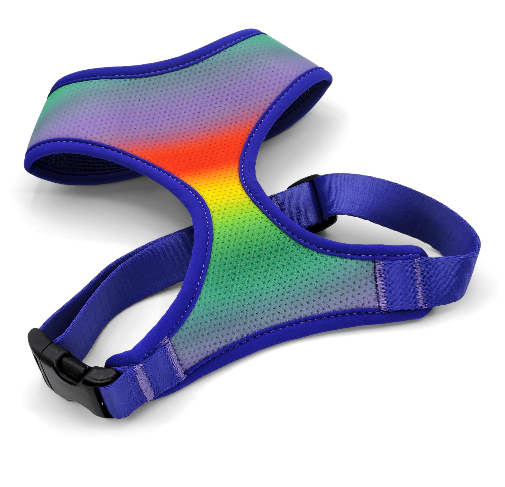 MORSO® Breathable Air Mesh Harness for Small Dogs Rainbow Size M